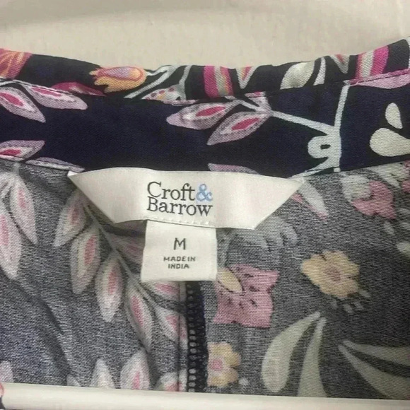 Women's Croft & Barrow® Sleeveless Maxi Shirtdress size M - Picture 8 of 10